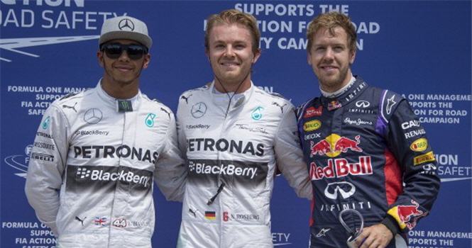 Vượt mặt Hamilton, Rosberg lần thứ 2 liên tiếp giành pole